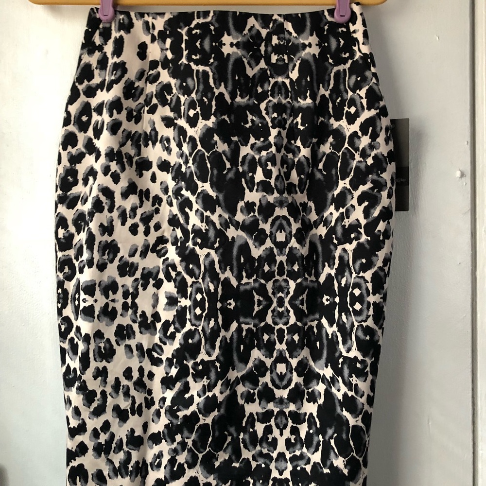 Animal Print Pencil Skirt